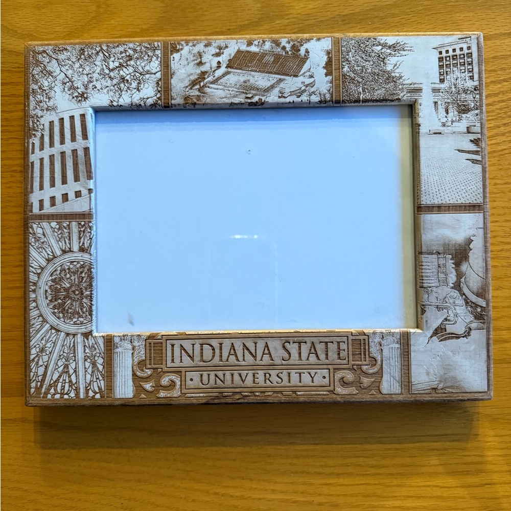 Indiana State University Wooden Picture Frame